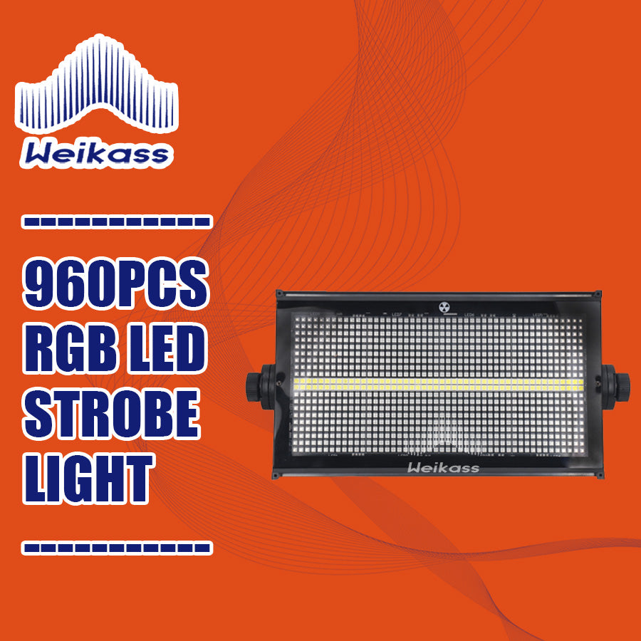 No Tax 8pcs/Lot Indoor LED Strobe Light DMX-512 Control 960Pcs RGB LED Strobe Light Dj Disco Party Lights For Bar Nightclub