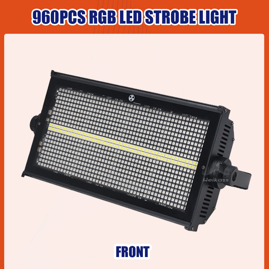 No Tax 8pcs/Lot Indoor LED Strobe Light DMX-512 Control 960Pcs RGB LED Strobe Light Dj Disco Party Lights For Bar Nightclub