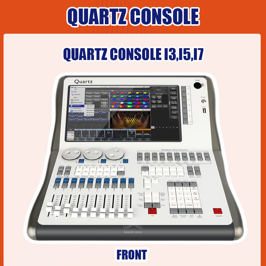 Touch Wing DMX Controller Titan Mobile Titan Quarz DMX Console 192 Tiger Touch Pro Plus Stage Lighting for Par Moving Head Flycase option