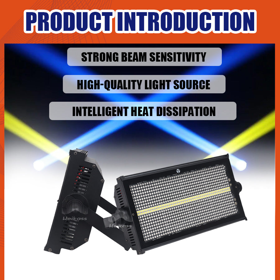 No Tax 8pcs/Lot Indoor LED Strobe Light DMX-512 Control 960Pcs RGB LED Strobe Light Dj Disco Party Lights For Bar Nightclub