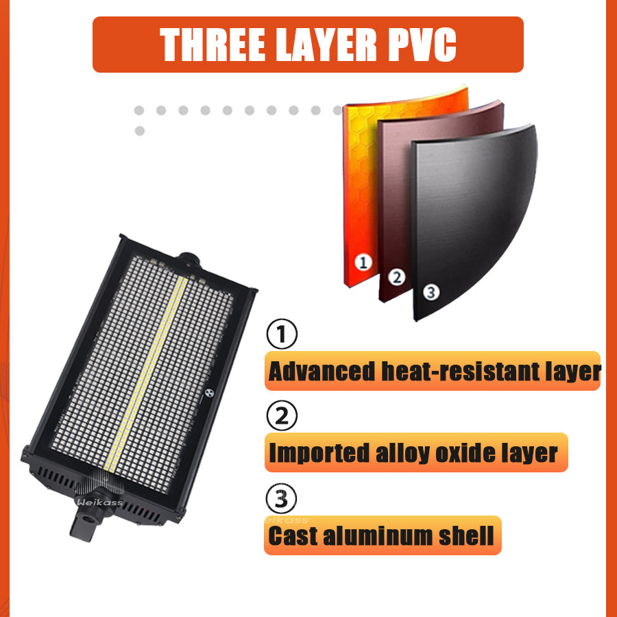 No Tax 8pcs/Lot Indoor LED Strobe Light DMX-512 Control 960Pcs RGB LED Strobe Light Dj Disco Party Lights For Bar Nightclub