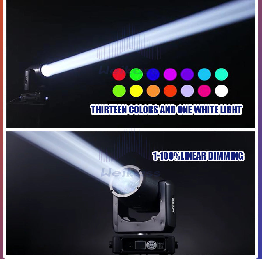 0 Tax 10Pcs Mini Beam 230W 7R Moving Head Light Lyre Sharpy Beam Stage Lights Suitable for Multiple Party Occasions
