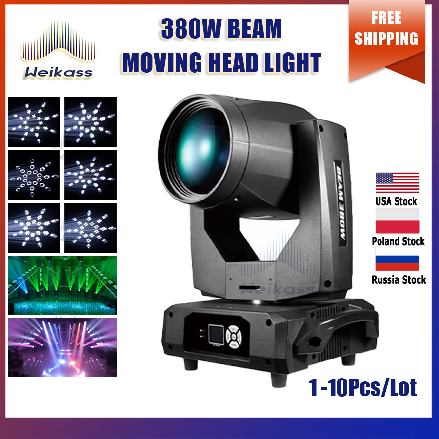0 Tax 1-10Pcs Beam 380W 20R Moving Head Light Dmx Key Model Sharpy Beam 380W Stage Disco Lights Power Dj Effect
