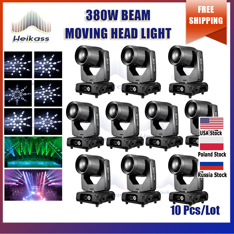 0 Tax 1-10Pcs Beam 380W 20R Moving Head Light Dmx Key Model Sharpy Beam 380W Stage Disco Lights Power Dj Effect