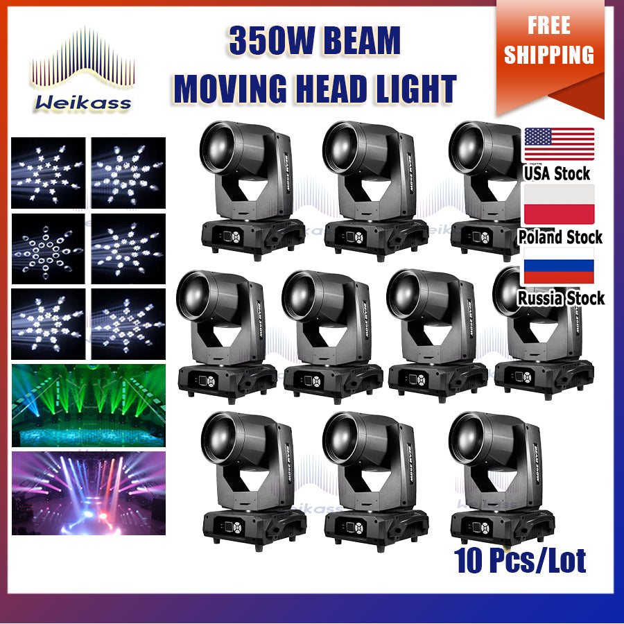 0 Tax 1-10Pcs Beam 350W 17R Moving Head Light Dmx Key Model Beam 350W Stage Disco Lights Power Dj Effect
