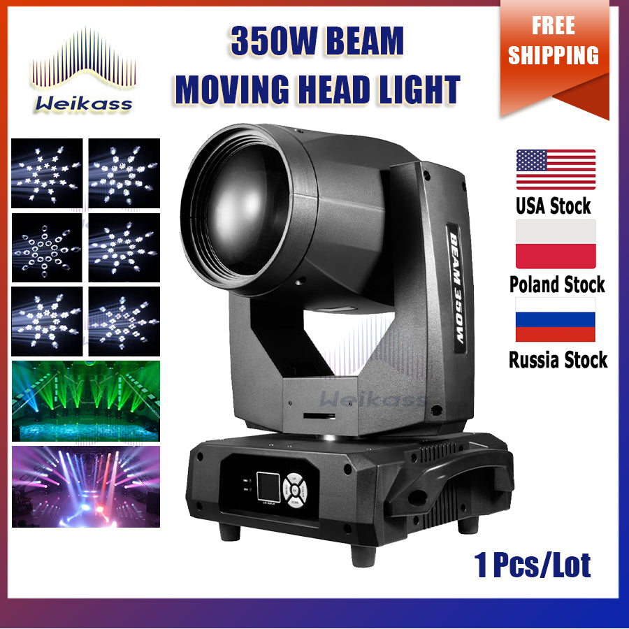 0 Tax 1-10Pcs Beam 350W 17R Moving Head Light Dmx Key Model Beam 350W Stage Disco Lights Power Dj Effect