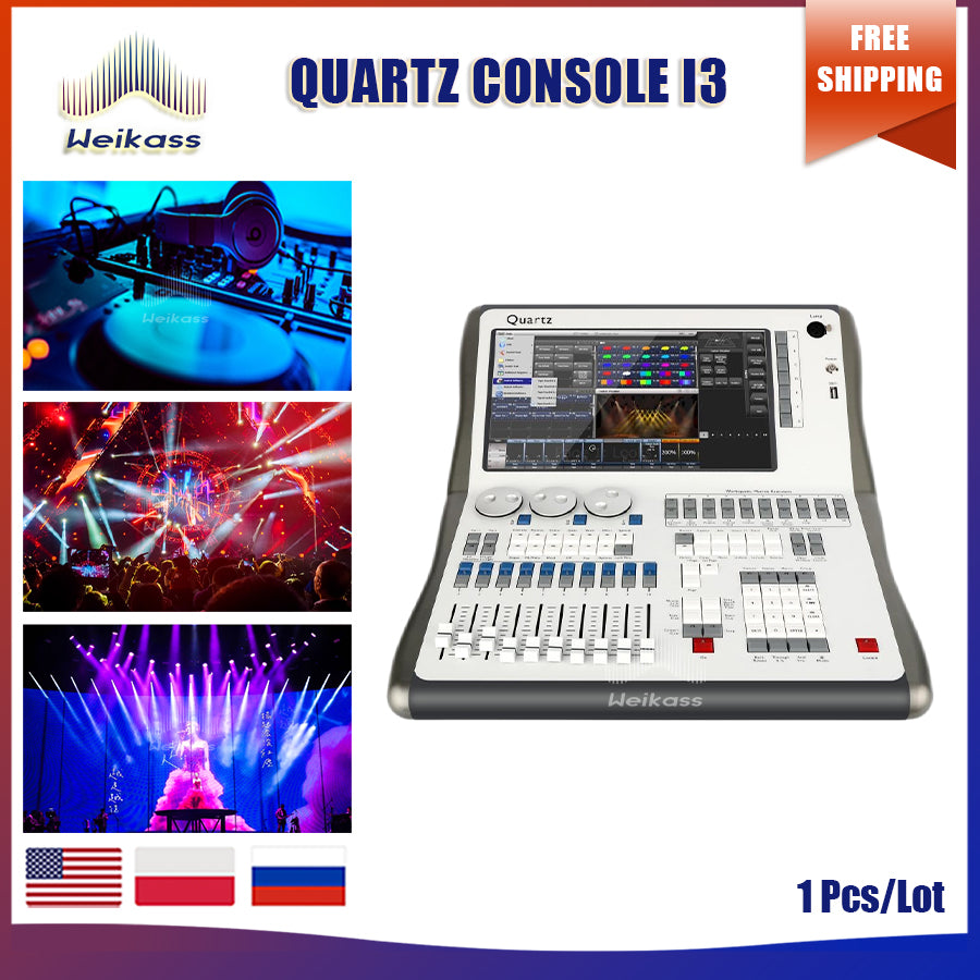 Quartz Dimming i3 i5 i7 Console Stage Lighting Controller 9.1 10.0 10.1 11.0 11.1 System Disco Beam Spot Wash Framing Moving DJ Hot Sale