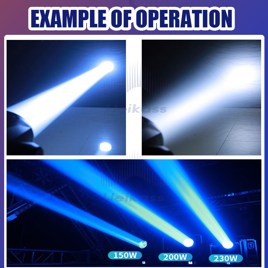 0 Tax 10Pcs Mini Beam 230W 7R Moving Head Light Lyre Sharpy Beam Stage Lights Suitable for Multiple Party Occasions