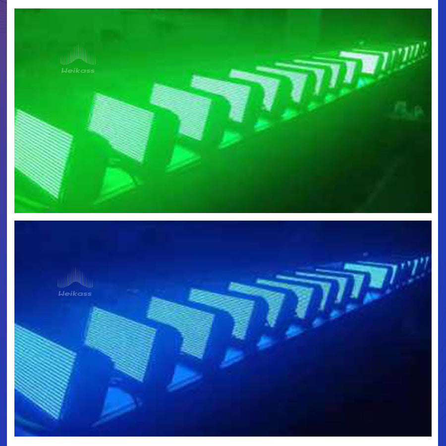 No Tax 8pcs/Lot Indoor LED Strobe Light DMX-512 Control 960Pcs RGB LED Strobe Light Dj Disco Party Lights For Bar Nightclub
