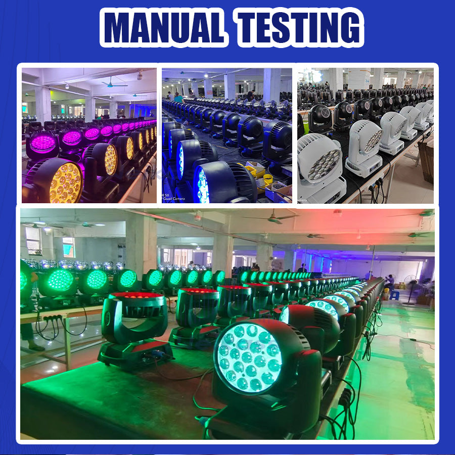 0 Tax 1 Flight Case For LED Zoom Wash 36x12w RGBW 4in1 Moving Head Light Lyre 36x18w Rgbwauv 6in1 Moving Head Wash Light