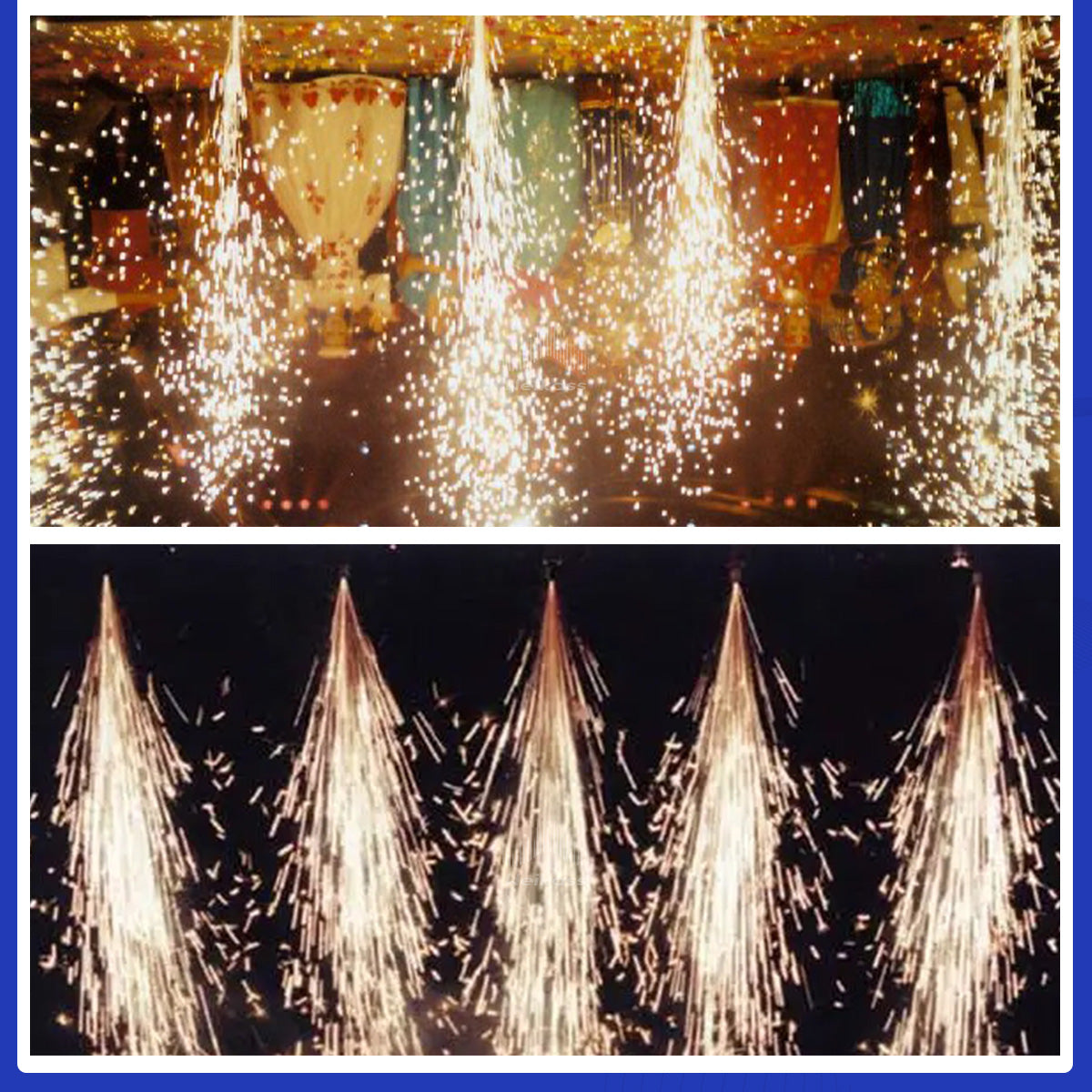 No Tax 4X 4In1 Flightcas For 600W Downward Cold Spark Firework Machine Effect For Wedding Celebration Dmx Control Spark Fountain Machine