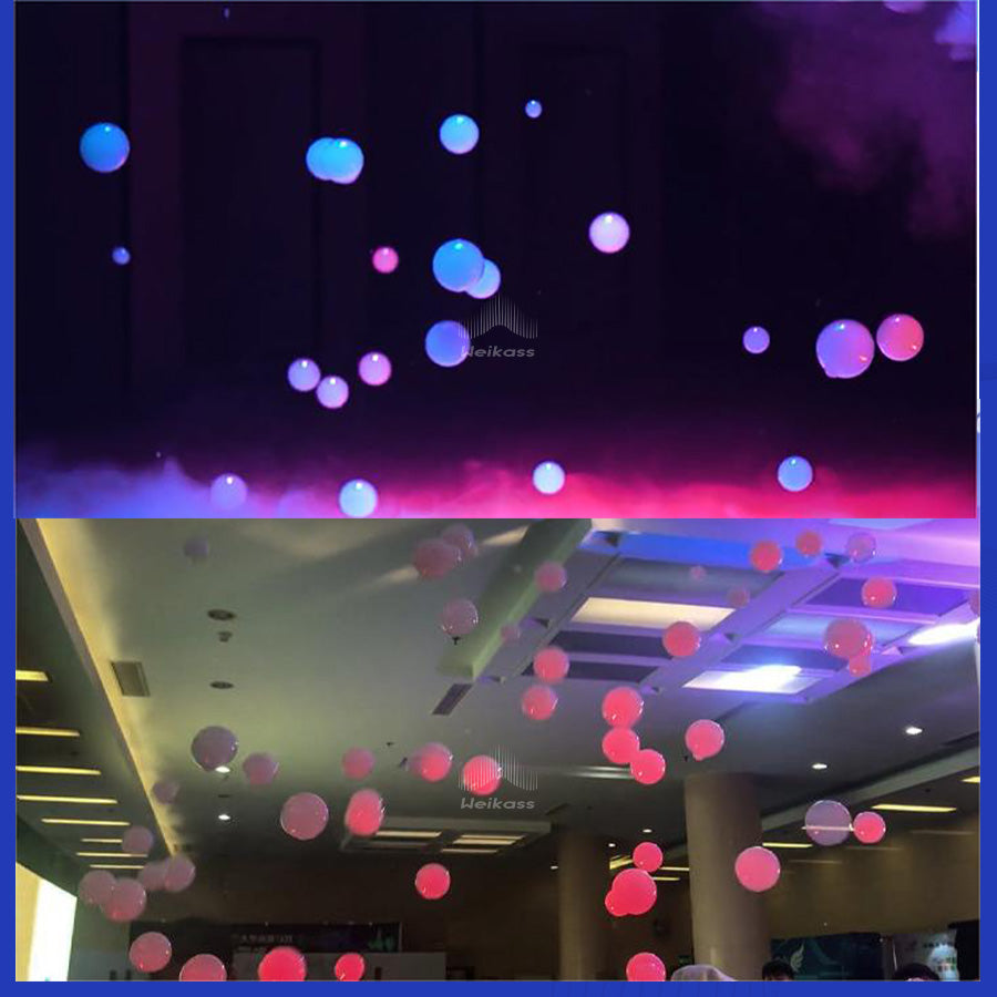 No Tax 6Pcs With 6 Cases For LED 2 Head Jet Smoke Fog 900W 24x3W RGB Bubble Machine Wireless Remote Control For Party Wedding Dj Disco Stage Event