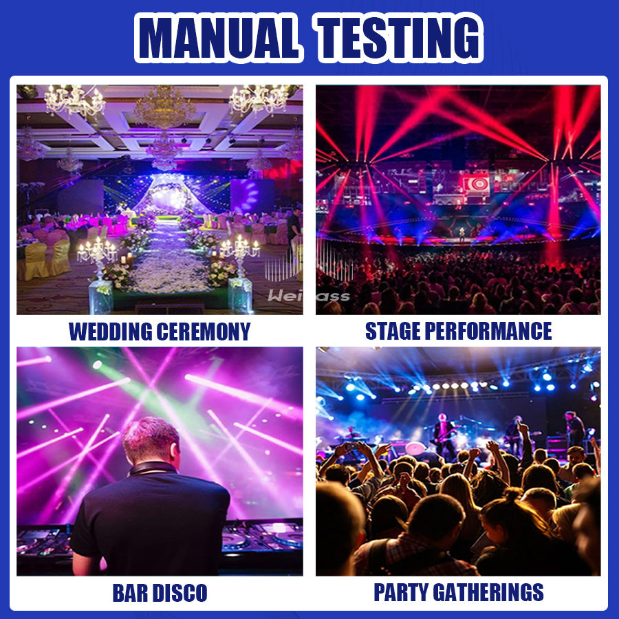 0 Tax 12Pcs New LED 19x15W RGBW Beam+Wash Zoom Moving Head Light DMX 16/20 CH DJ Disco Part Church TV Studio Stage Effect Equipment