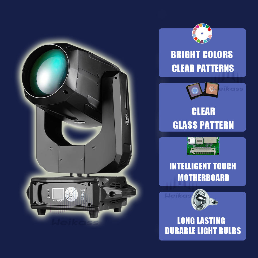 0 Tax 10Pcs 260W 10R Beam Sharpy 9r 260W Bulb Dmx Moving Head Light For Club Dj Stage Lighting Party Disco Wedding Event Christmas Party