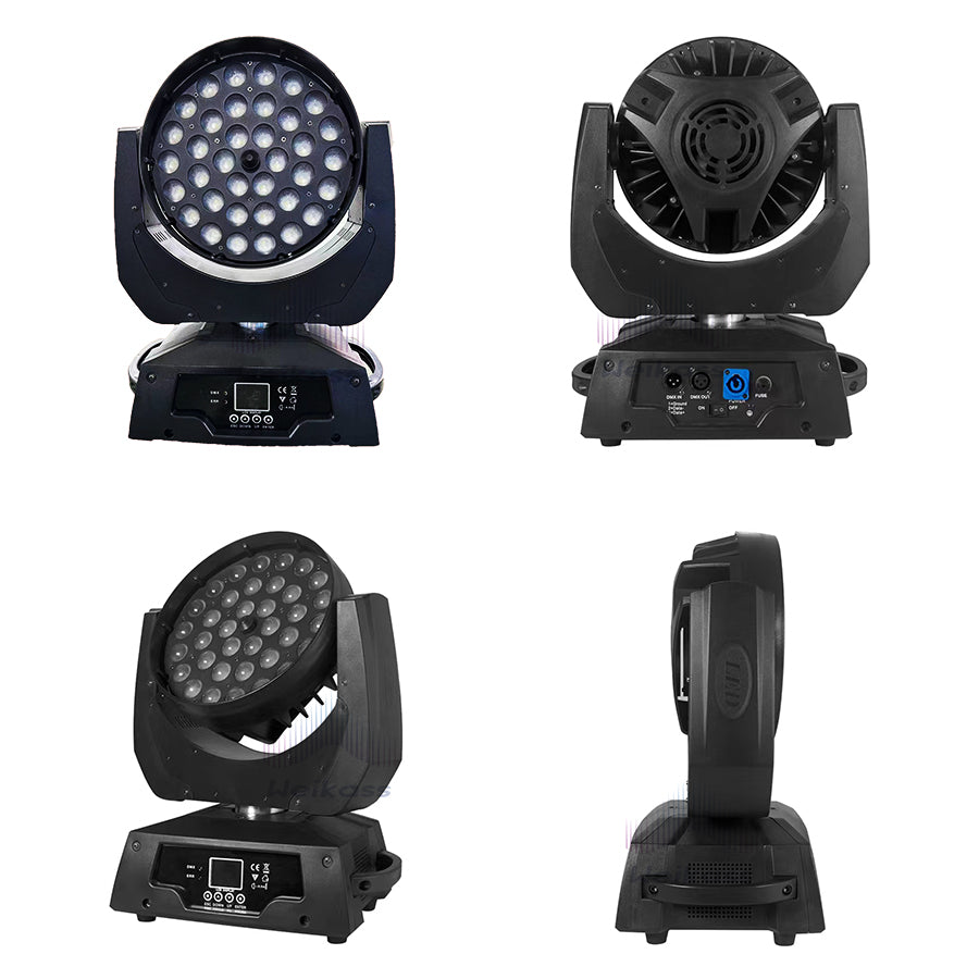 0 Tax 1 Flight Case For LED Zoom Wash 36x12w RGBW 4in1 Moving Head Light Lyre 36x18w Rgbwauv 6in1 Moving Head Wash Light