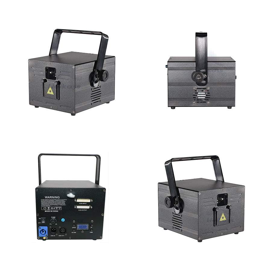 0 Tax 1/2/3/4/5/8W 1-10Pcs ILDA 3D Scan Stage Laser Light Wedding Party Professional Device Club DJ Disco Animation Strong Beam Pojector