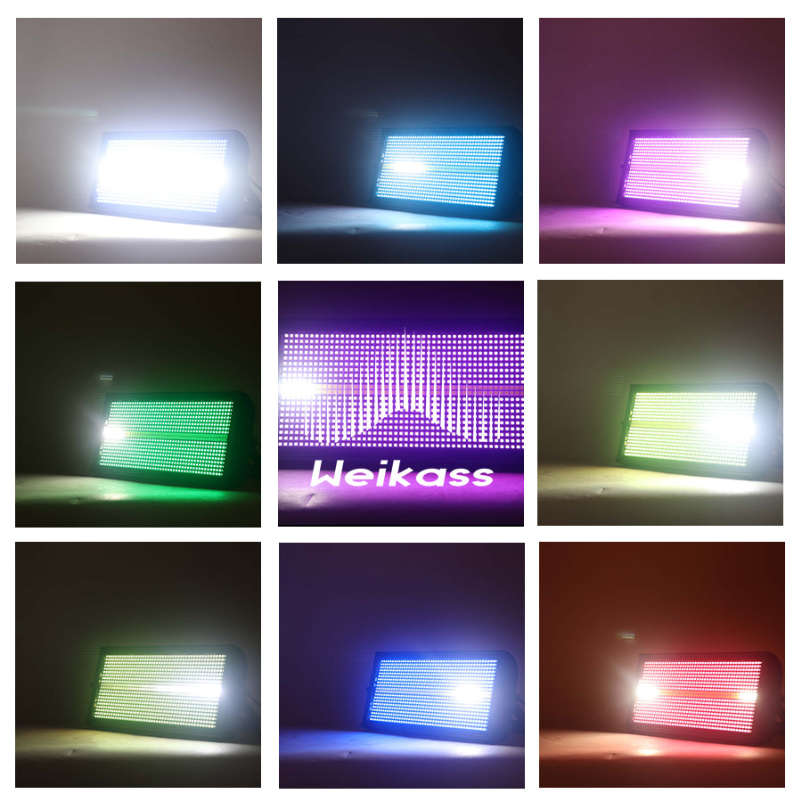 No Tax 8pcs/Lot Indoor LED Strobe Light DMX-512 Control 960Pcs RGB LED Strobe Light Dj Disco Party Lights For Bar Nightclub