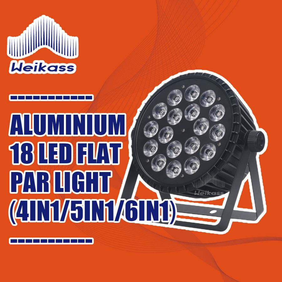 No Tax 8Pcs Aluminum Alloy LED Flat/Big Par 18x12w/18x18w RGBWA 4in1/6in1 Lighting Suitable For DJ Disco Birthday  Party Stage Lighting