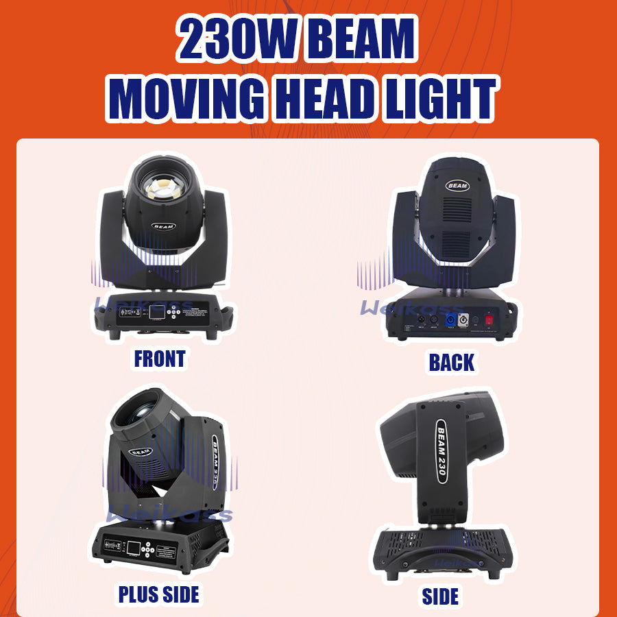 0 Tax 10Pcs Professional Led Disco Beam Light With 5 Roadcases Sharpy 230W Beam 7R Moving Head Light For Stage DJ Light Light.