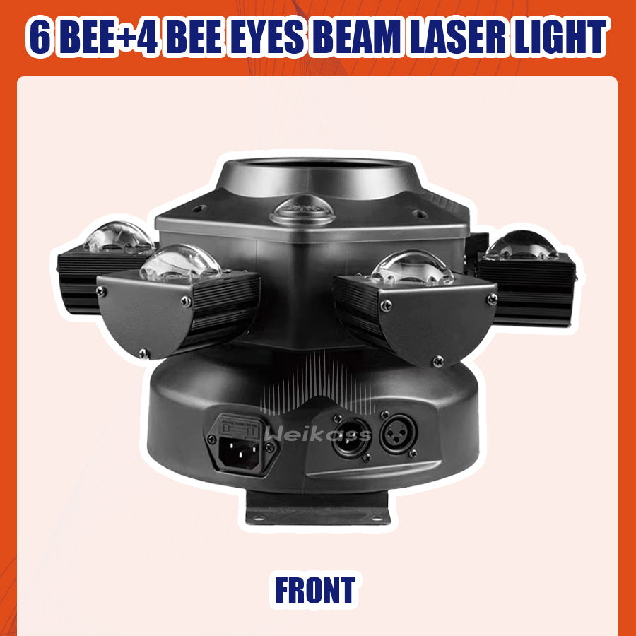 0 Tax 1 Flight Case For 6 Arms 6in1 RGBW LED Moving Head Light By Sound Activated And DMX 512 For DJ Disco Stage Party Music Pub