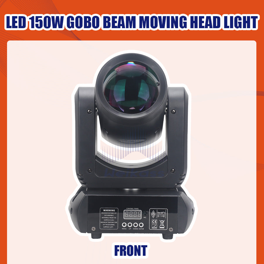 No Duty 1-12Pcs Mini 150W LED Beam Spot Light 6+12 Rotating Prism Moving Head Light For DJ Bar Disco Party Club Stage Effect Lighting