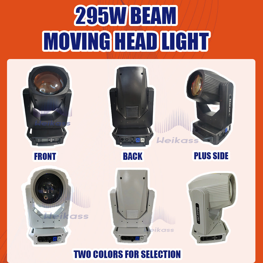 0 Tax 1-10PCS 295W Beam Moving Head Light DMX Stage Lighting For Wedding DJ Disco Party Concert Professional Facet Prism Effect