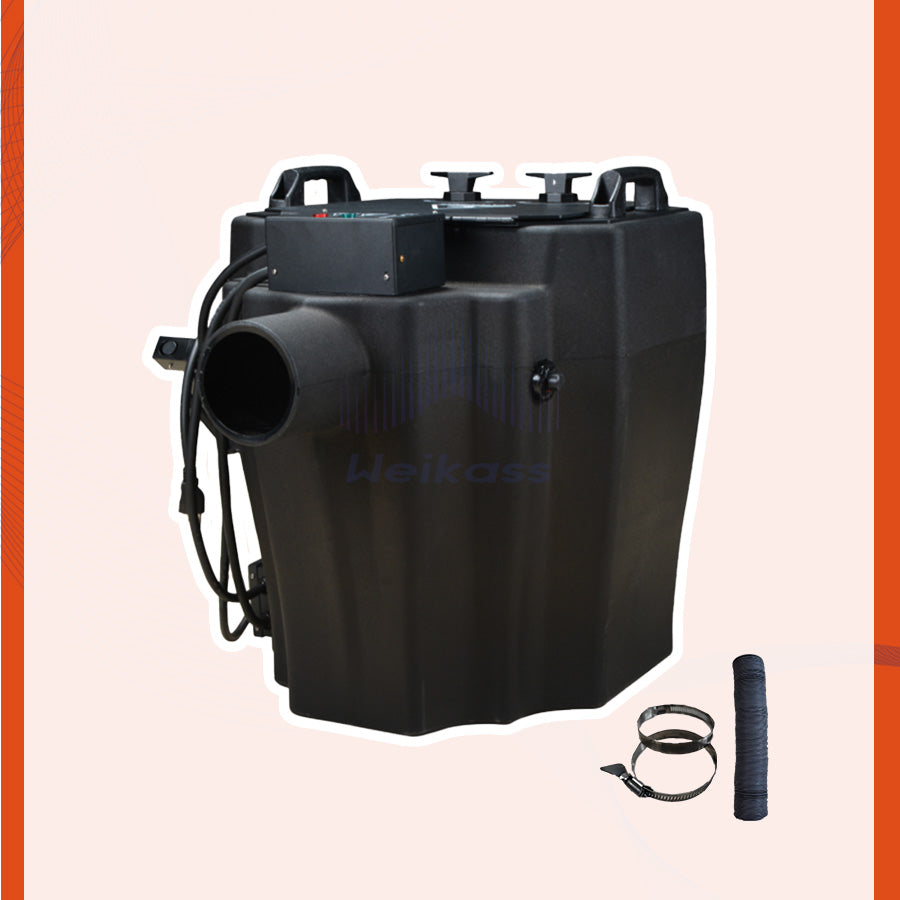 0 Tax 2Pcs NEW 6000w Dry Ice Machine Fogger Machine Low Ground Lying First Dance Ice Machine With 2 Trays For Wedding Show