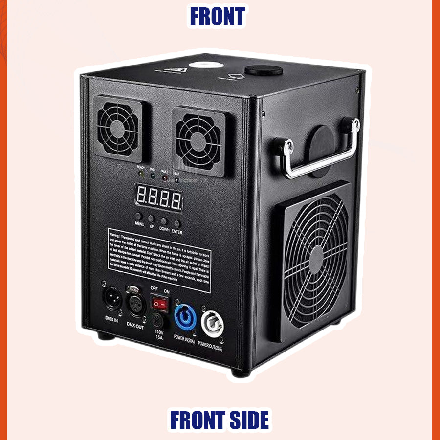 750W Cold Spark Machine Fireworks Dmx Stage Effect Ti Powder For The Wedding Party Disco Dj Bar Machines with Flightcase