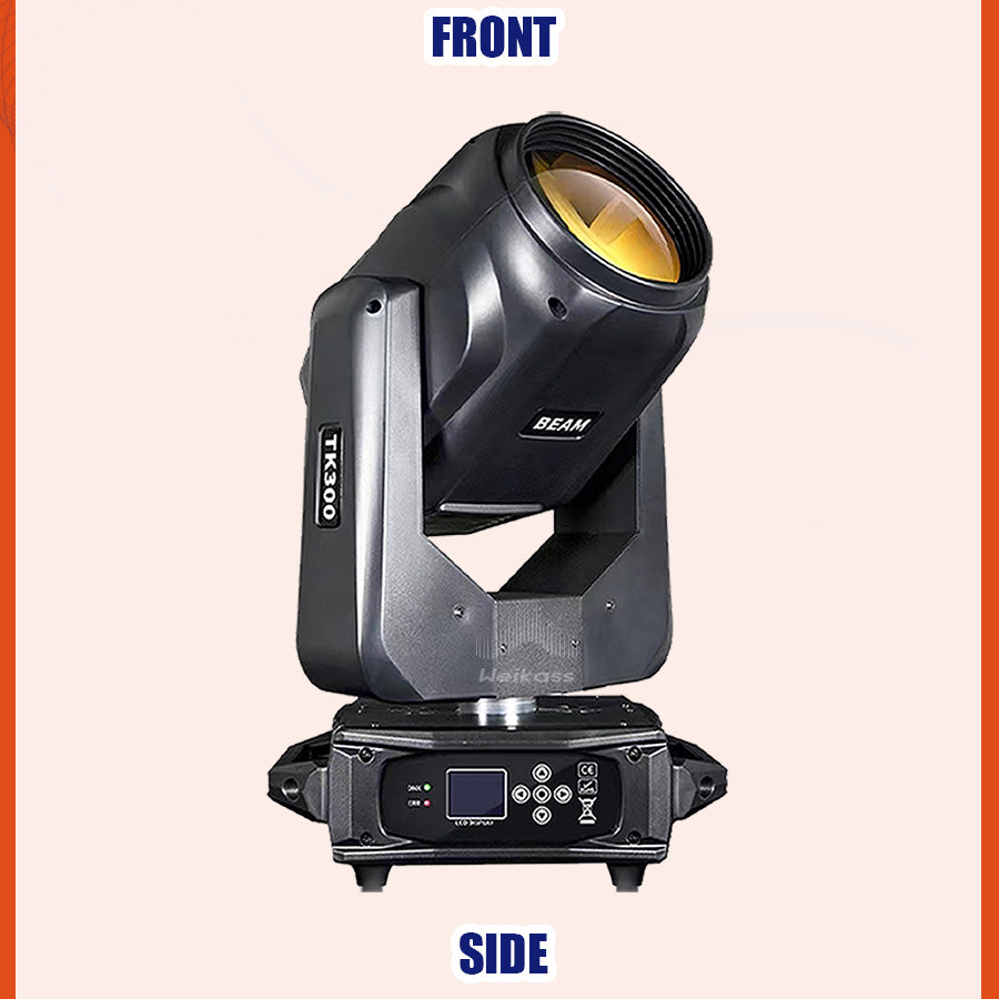 No Tax 6Pcs 300W Lyre Moving Head Light Beam Light Effect With 3Pcs Flycases For Wedding DJ Disco Nightclub Birthday Party Christmas