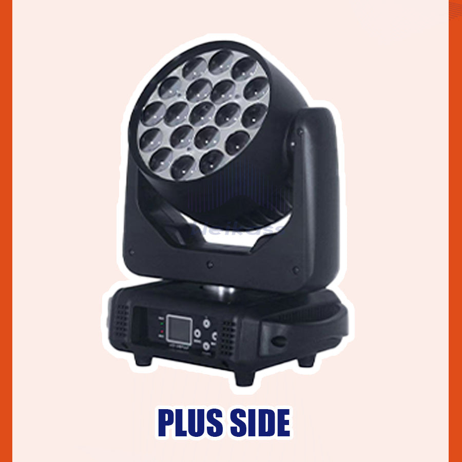 0 Tax 1-16Pcs 19x15W Led Moving Head Zoom Lyre Wash Light RGBW Beam Effect Perfect For Stage TV Theatre And TV Studio