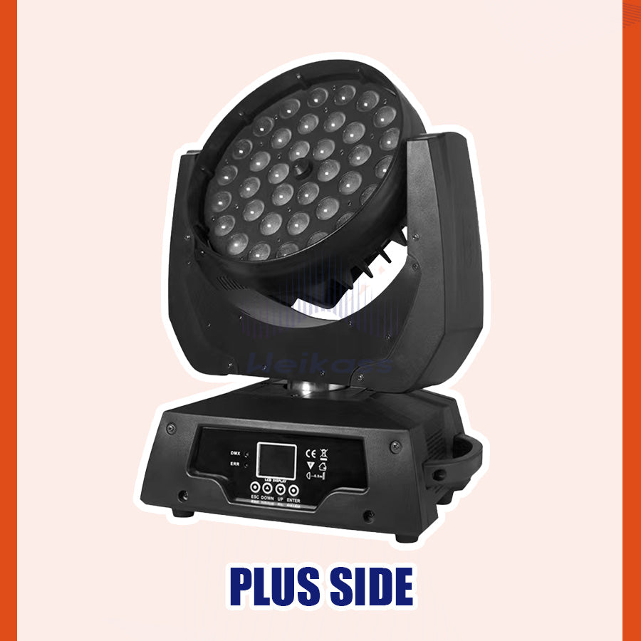 0 Tax 1 Flight Case For LED Zoom Wash 36x12w RGBW 4in1 Moving Head Light Lyre  36x18w Rgbwauv 6in1 Moving Head Wash Light