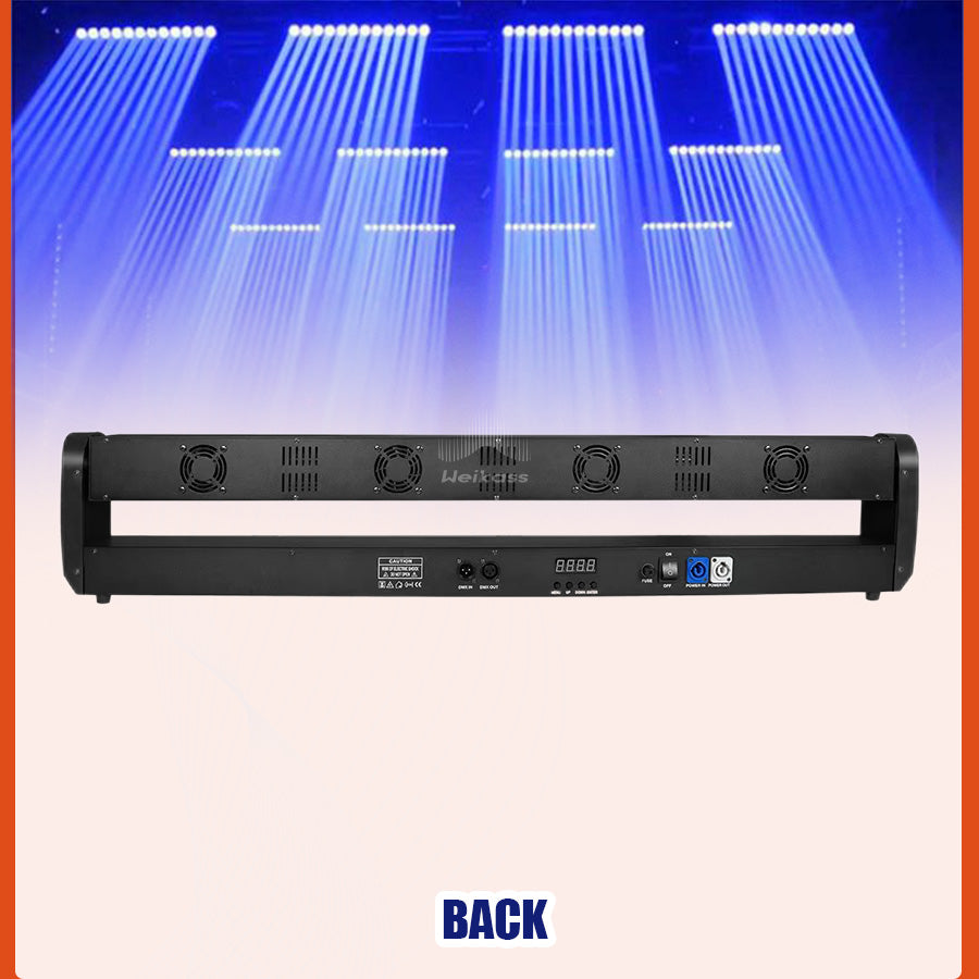 No Tax 8PcsLED Beam 10x40W RGBW 4in1 Moving Head Lighting Dyeing Uniformity For Night Club Entertainment Venue