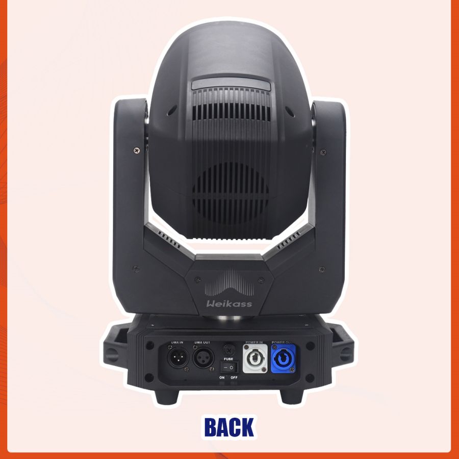 No Tax New 4Pcs/Lot LED Beam Spot 200W Lighting Moving Head Lights With Voice Control and DMX512 Control For Disco Led Light Part DJ