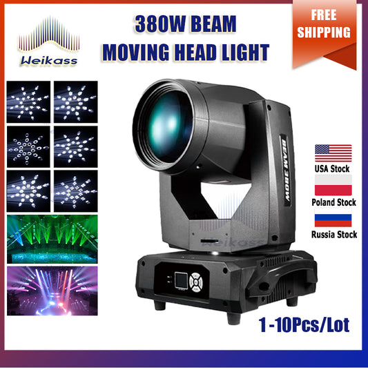 0 Tax 1-10Pcs  Beam 380W 20R Moving Head Light Dmx Key Model Sharpy Beam 380W Stage Disco Lights Power Dj Effect