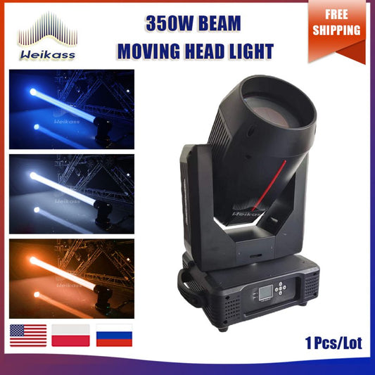 No Tax 1Pcs Beam 350W Moving Head Stage 17R Light DMX Beam Wash Zoom Light For DJ Bar Party Concert Event Wedding