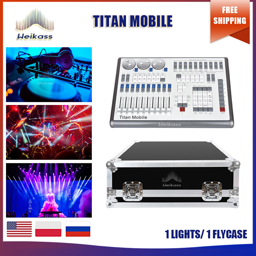 Titan Mobile Console Touch Wing on PC Stage Light control Tiger Touch Pro II Plus Prince DJ 192 DMX512 Console Grand MA2 can option Flycase