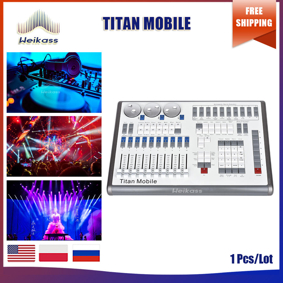 Titan Mobile Console Touch Wing on PC Stage Light control Tiger Touch Pro II Plus Prince DJ 192 DMX512 Console Grand MA2 can option Flycase