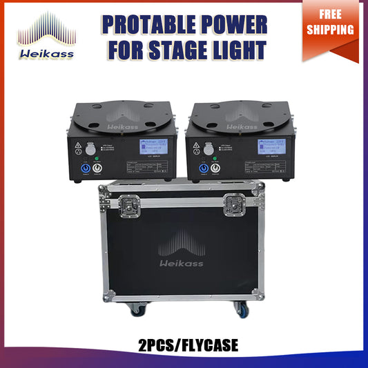 No Tax 2Pcs Mobile Battery Charging Equipment Stage Mobile Charging Base Of Sprayer Cold Spark Machine 600W/650W DJ Charging Equipment With 1 Case