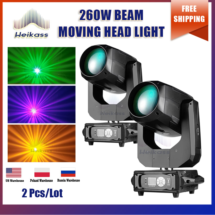 0 Tax 1-10Pcs 10R Beam 260W Moving Head Light Led Spot Dmx For Club Dj Stage Lighting Party Disco Wedding Event beam show Flightcase