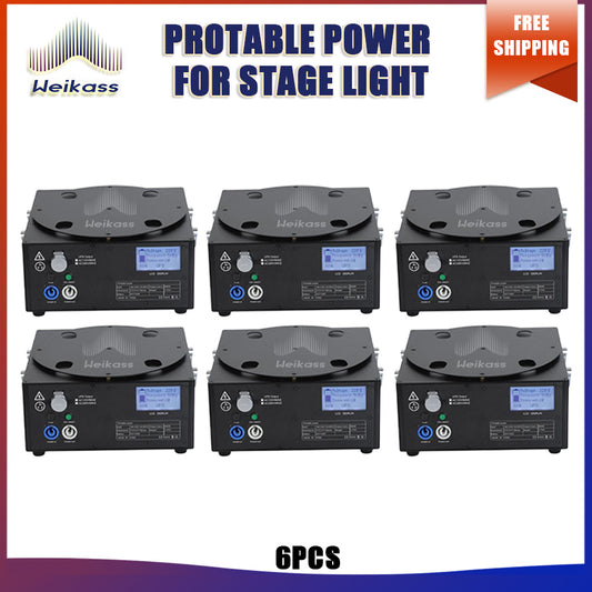 No Tax 6Pcs Mobile Battery Charging Equipment Stage Mobile Charging Base Of Sprayer Cold Spark Machine Flycase Option