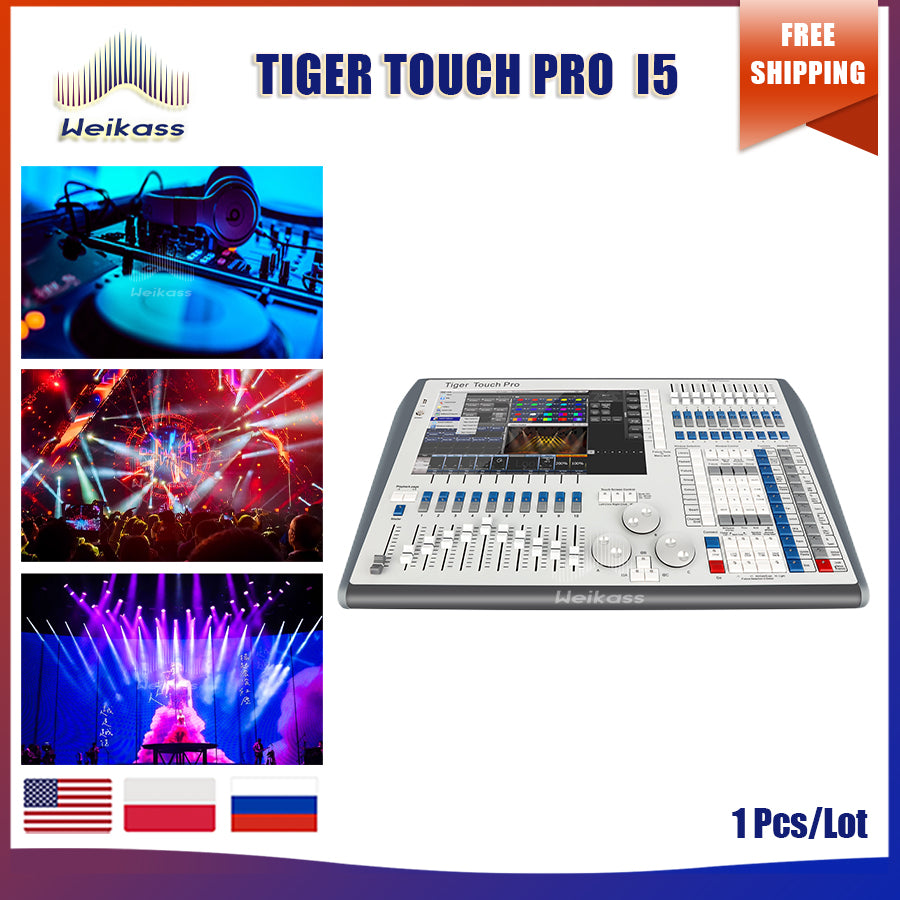 DMX Console Tiger Touch Pro Titan Mobile Command Wing Fader Wing Quarz M1 Controller Stage Light Dmx Control Beam Moving Head Flycase Option