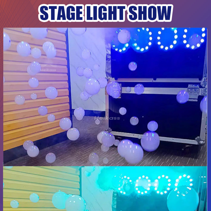 No Tax 4Pcs 1500W 24x3W RGB LED 4 Head Jet Smoke Fog Bubble Machine Wireless Remote Control For Party Wedding Christmas Stage Fogger Dj Disco Stage Event