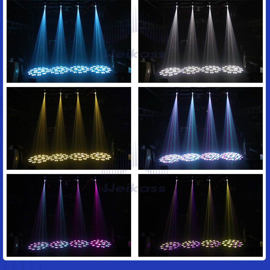 No Duty 1-12Pcs Mini 150W LED Beam Spot Light 6+12 Rotating Prism Moving Head Light For DJ Bar Disco Party Club Stage Effect Lighting