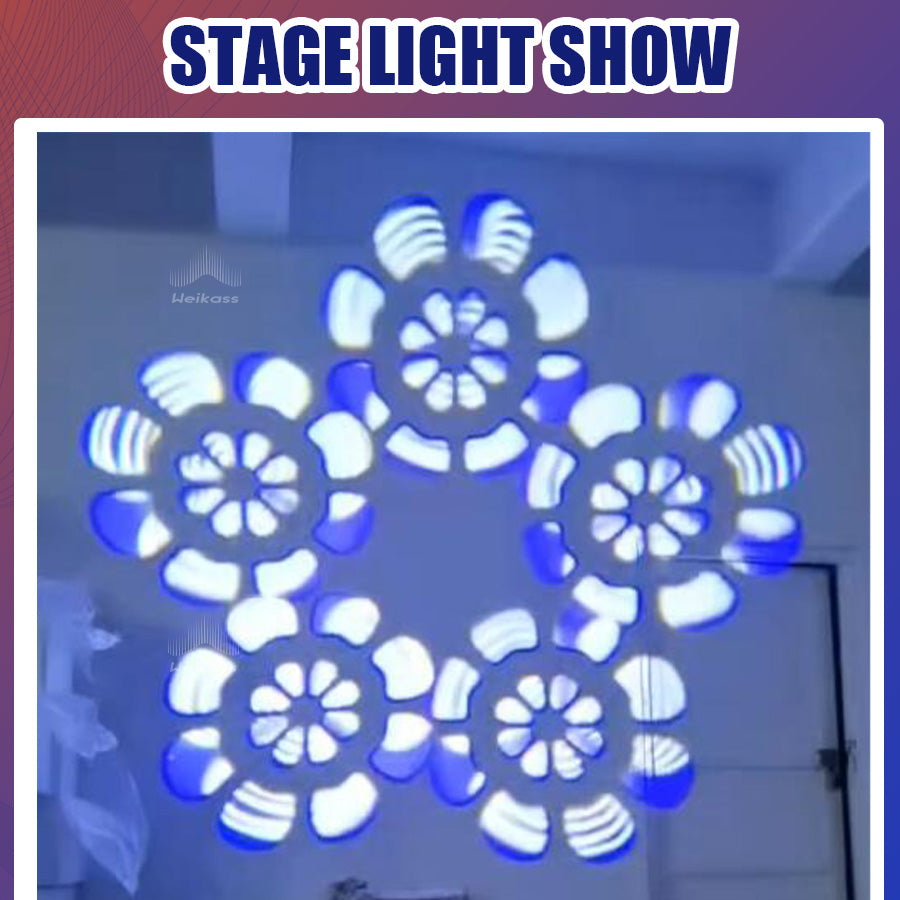 No Tax 8Pcs LED 150W Beam Gobo Moving Head Stage Light Effect 3 Or 8 Prism DMX512 For Club KTV Disco DJ Party Lighting Pattern Holiday Lamp