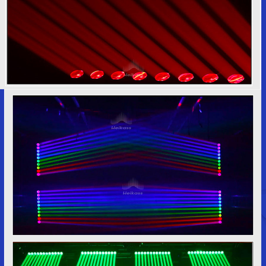 No Tax 8PcsLED Beam 10x40W RGBW 4in1 Moving Head Lighting Dyeing Uniformity For Night Club Entertainment Venue