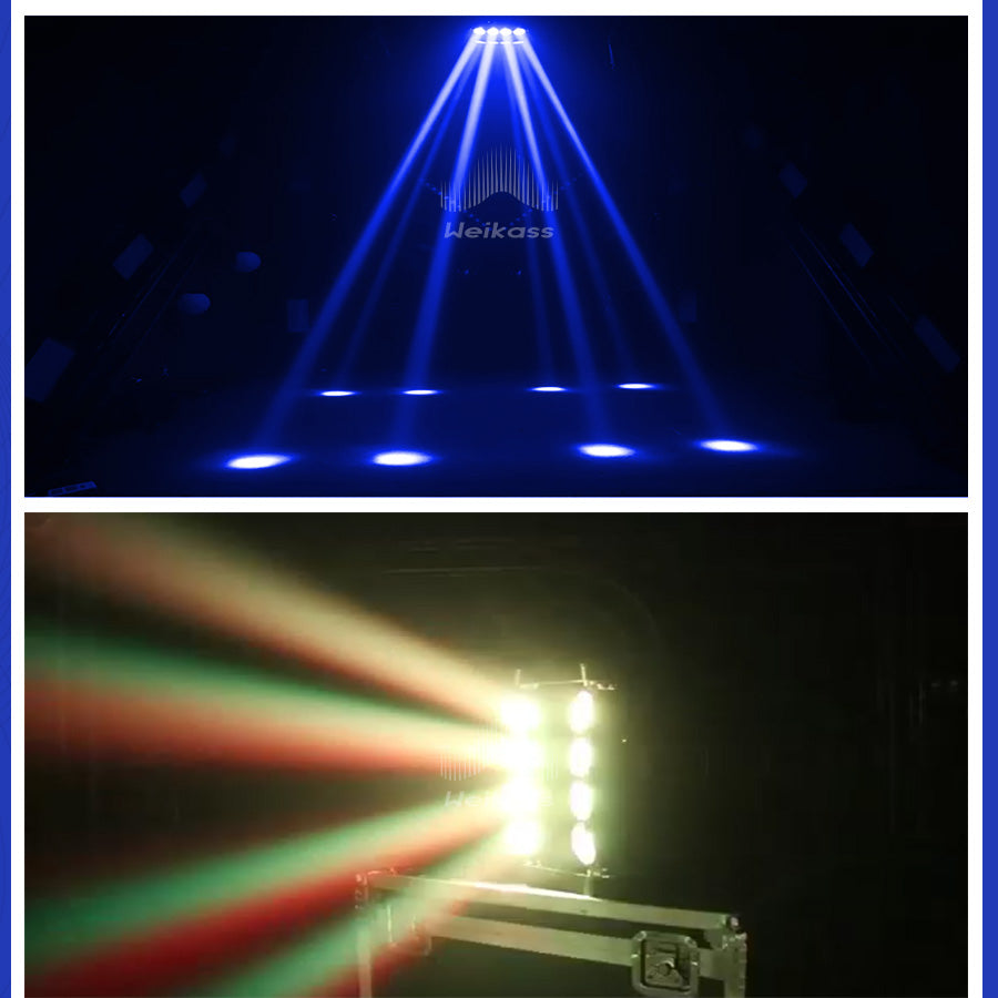 0 Tax 1 Flight Case For stage 8X10W LED Spider Light DMX512 LED Moving Head Light RGBW LED KTV Lamps