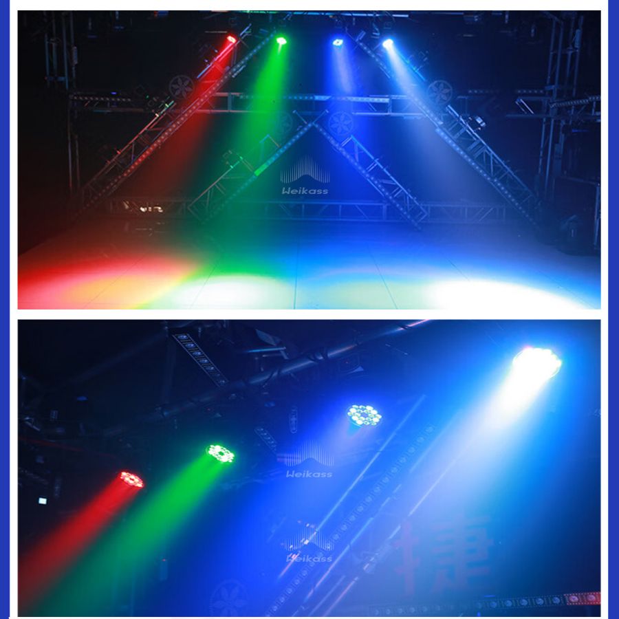 No Tax 8Pcs Aluminum Alloy LED Flat/Big Par 18x12w/18x18w RGBWA 4in1/6in1 Lighting Suitable For DJ Disco Birthday  Party Stage Lighting