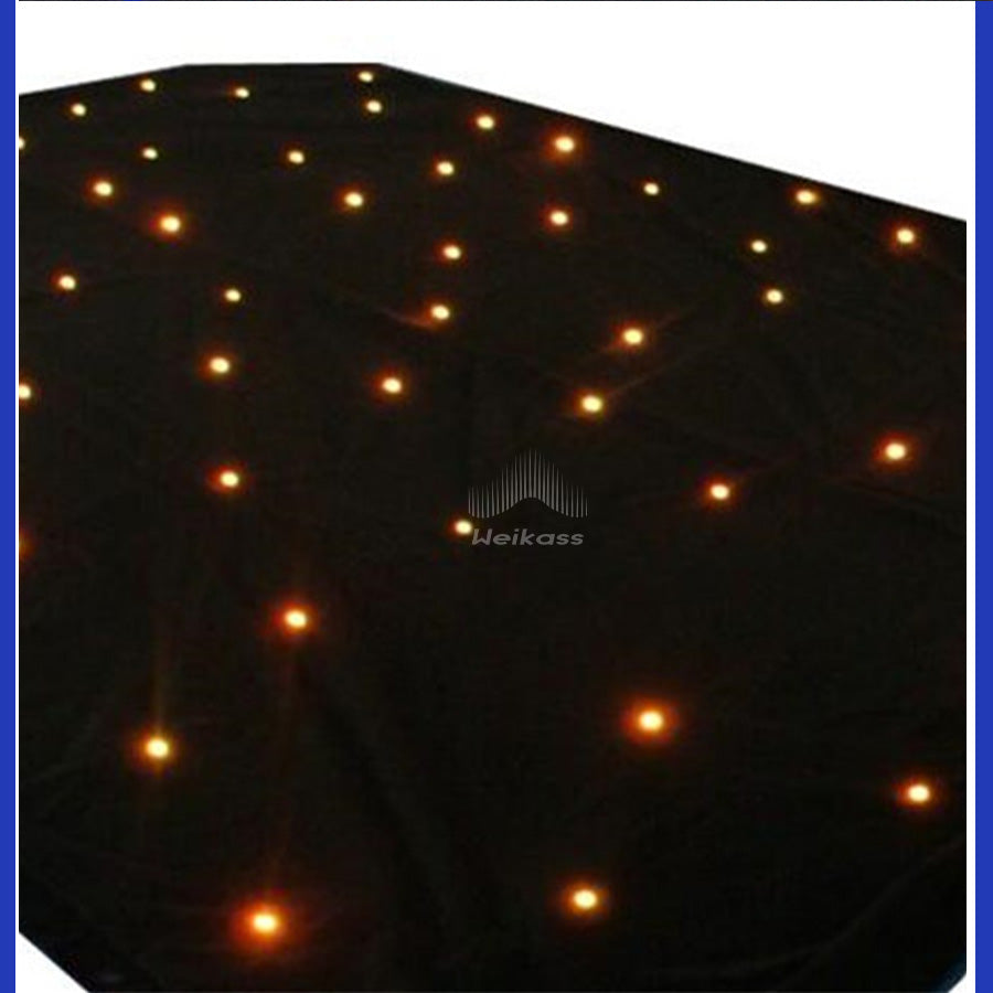 Super Deal Customize LED Star Curtain Cloth LED Three Colors Star cloth backdrop with cloth For wedding Christmas Party Customed