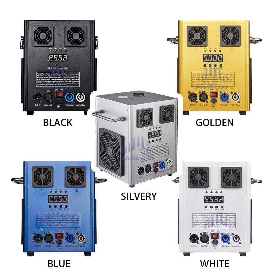 Weikass 600W Cold Spark Machine With Flightcase 600w Cold Firework Machine DMX Remote Control Cold Sparking Machine Dj Bar Disco Party Wedding